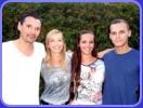 2015 Tochter Sandy mit ihren Kindern Catherina, Christopher und Andreas