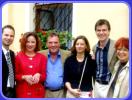2004 Peter mit Gattin Martha, Tochter Evi, Sohn Martin und den Schwiegerkindern
