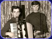   1963  Walter und Gnther im Cafe Schwarz in Graz