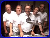 im Tonstudio v.l.n.r.: Joschi, Peter, Walter, Michael und Gnther